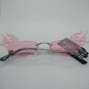 Women's Pink Flames Sunglasses